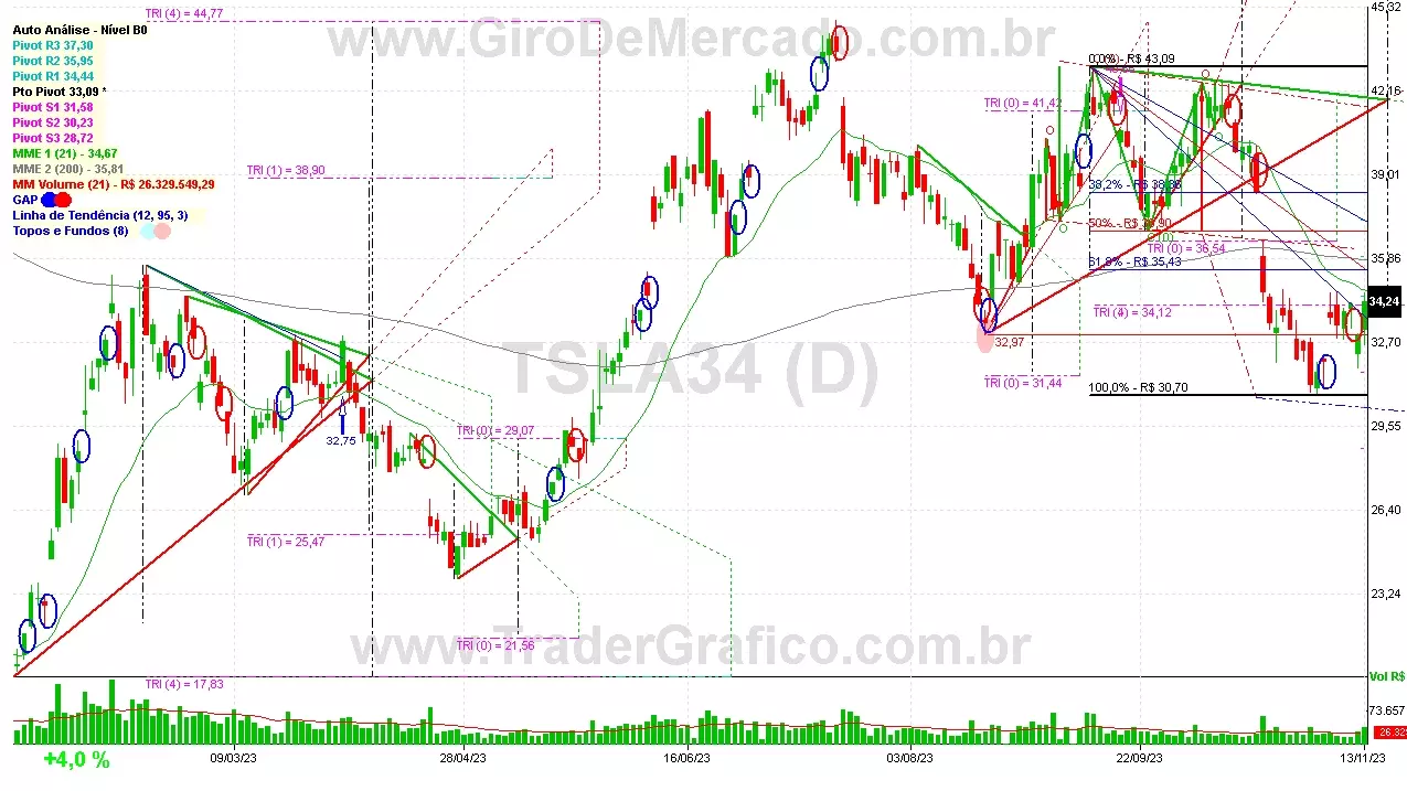 TSLA34 analisado em 13-11-23 por Carlos Martins, CNPI-t